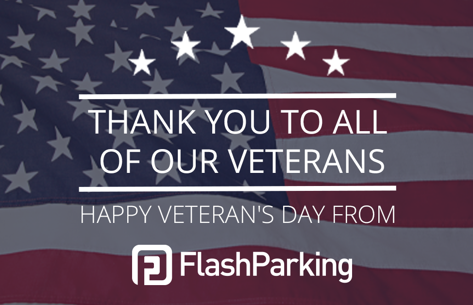 Happy Veteran's Day From FlashParking